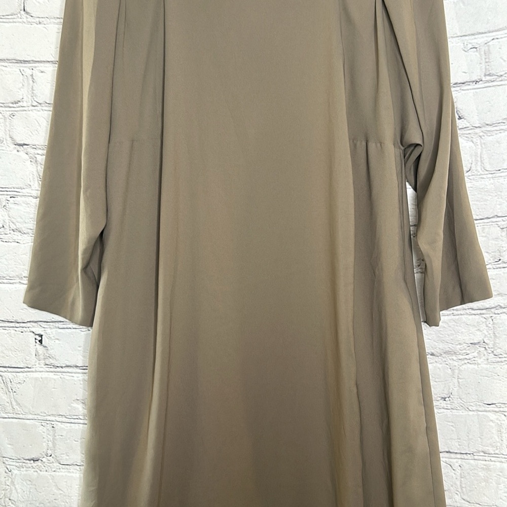 Seventy Mushroom Tan Colored Long Sleeve Dress Size Large Excellent Condition - Picture 7 of 15